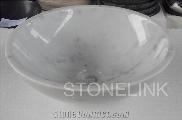 Slsi-113, Guangxi White Marble Sinks & Basins