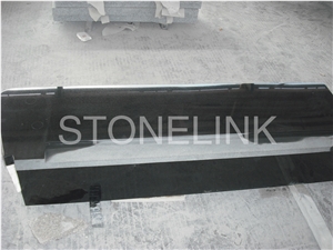 Slst-004, Absolute Black Granite Step, Black Stepcase, Granite Stepcase
