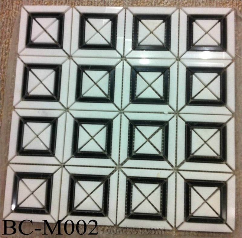 Polished Marble Wall/ Floor Mosaic Tiles, Bc-M002