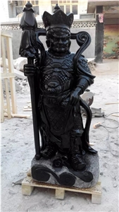 Black Granite Carving Religious Statues, Shanxi Black Granite Religious Statues