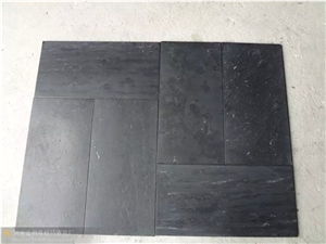 China Black Limestone Coral Stone Shell Stones Honed Polished Slabs Tiles Cheap Price