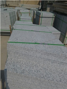Shandong Muping White Sesame Granite Slabs Tiles Cheap Prices, China White Granite