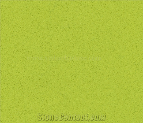 B804 Pure Green Quartz,China Pure Green Engineered Quartz Stone Tiles&Slabs.