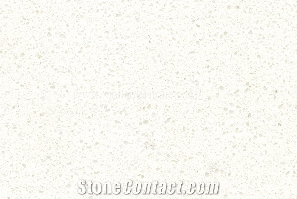 C871 Jazz White Quartz,China White Engineered Quartz Stone Tile & Slab.