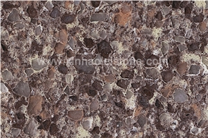 E988 Island Love Quartz Stone Slabs & Tiles for Countertops, Walling, Flooring