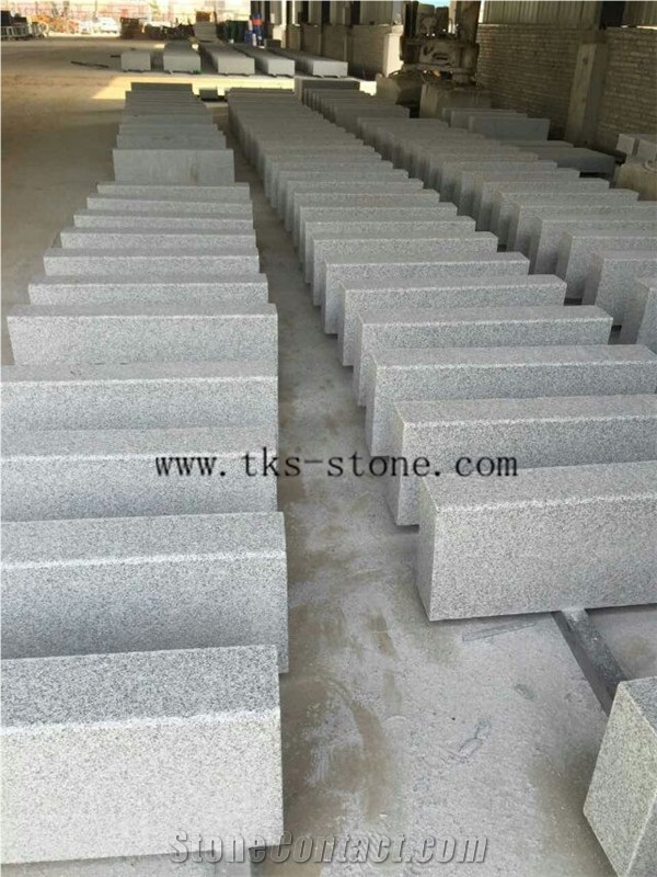Crystal White Granite, G603 Granite Steps