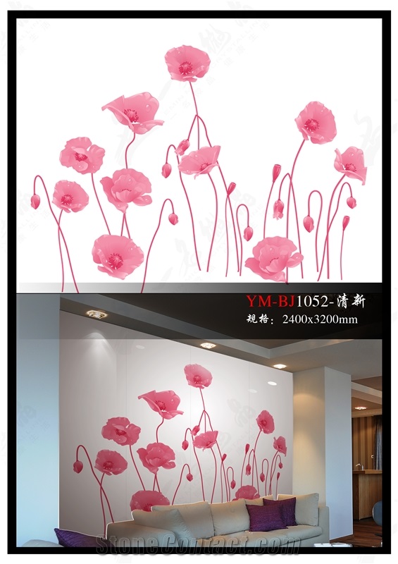 Nano Glass Stone 3d Painting Background Wall 02
