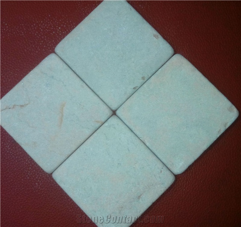 Verona Beige Marble Tumbled Paver Tile