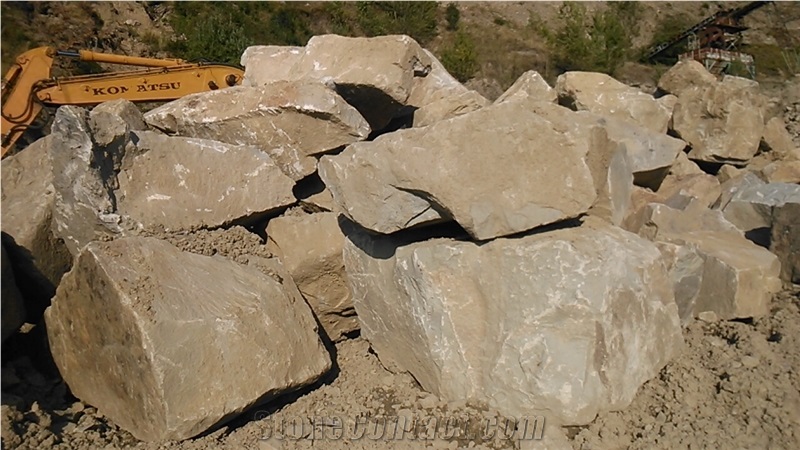 Sandstone Arenaria, Italy Grey Sandstone Block