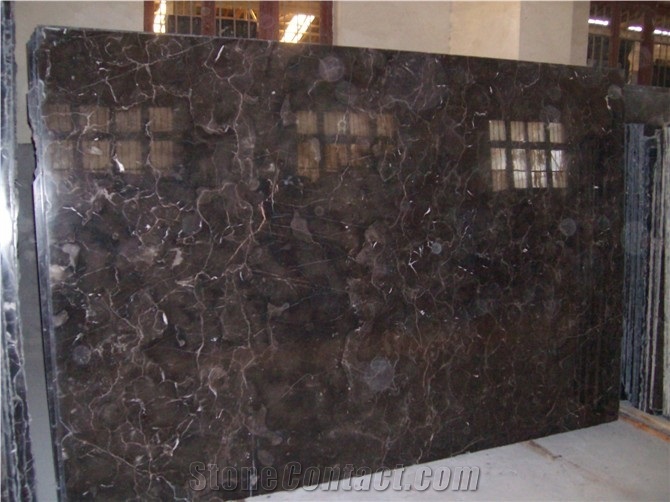 China Dark Emperador Brown Marble Slabs & Tiles