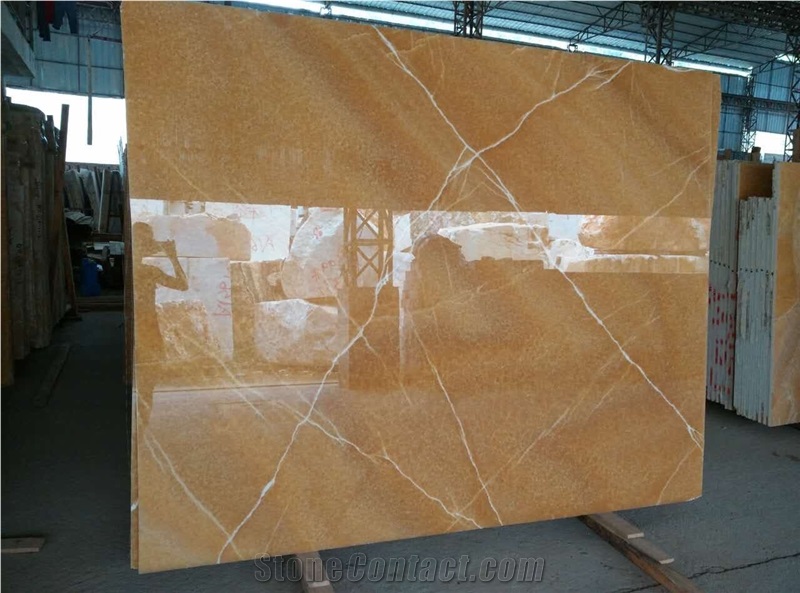 China Yellow Honey Onyx Big Slabs Surface Polished, Cut to Sizes for Flooring Tiles, Wall Cladding,Slab for Countertops,Vanity Tops
