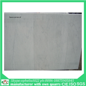 Bianco Carrara Cd Marble Tiles Marble Flooring Tile