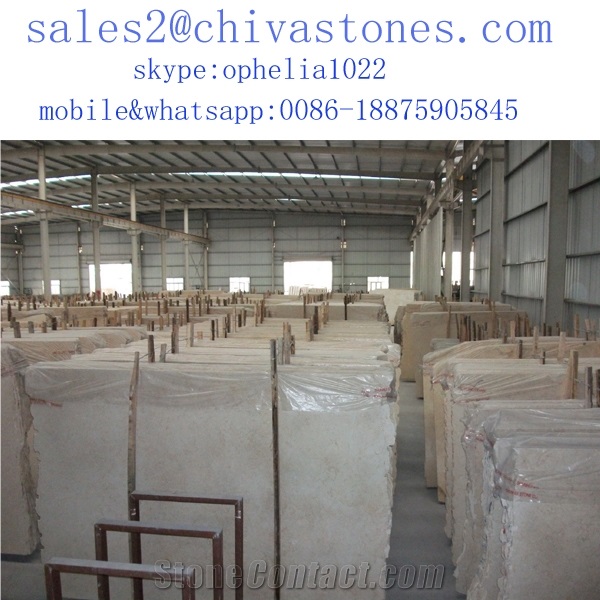 High Quality Low Price Galala Beige Marble Tiles & Slabs for Sale