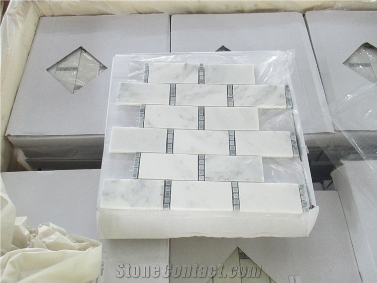 White Marble Mosaic Oriental White Marble Tiles Pure White Marble Tiles for Wall and Flooring White Marble Tiles for Bathroom Tiles