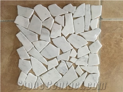 Carrara White Mosaic for Wall / Flooring