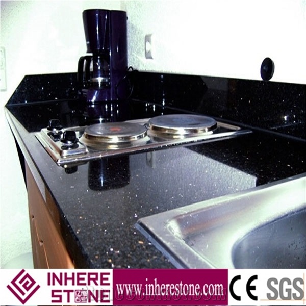 Black Galaxy Granite Price,Galaxy Gold,Galaxy Star Kitchen Granite Countertops