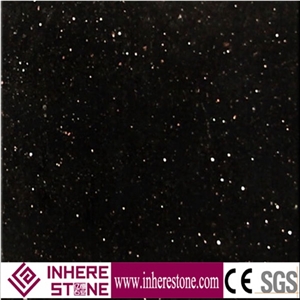 India Black Galaxy Granite slabs
