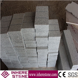 China Grey Granite G603 Cube Stone,Pepperino Light Stone Paving,Crystal White Granite Paver,Bianco Gamma Granite Landscaping Stone