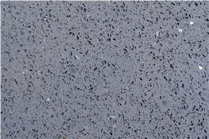 Artificial Stone Quartz Surface Grey Diamond Slab