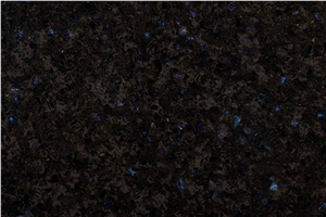 Blue Galaxy Quartz Surface Slab with Shinny Chips