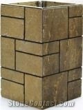 Sandstone Block Columns Wall Cladding