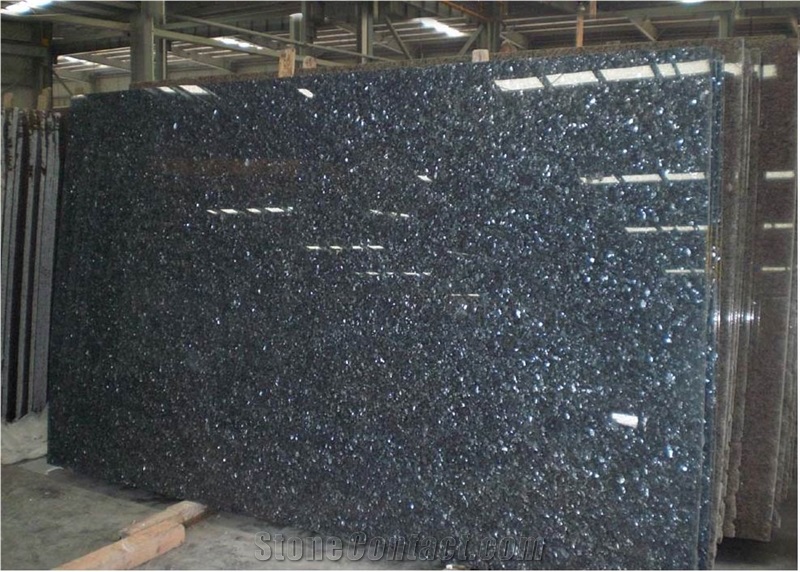 Blue Pearl-Scale Granite Tile & Slab