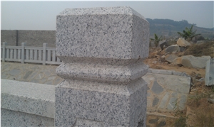 G603 Granite Sesame White Granite Fence,Exterior Stone Project Show