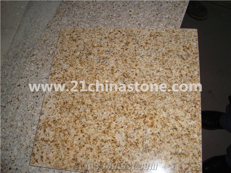 G682 Sunset Gold Granite Slabs/Padang Giallo Granite Yellow Granite Polished Slabs & Tiles