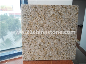 Low Price-Polished G682 Padang Giallo Granite/Rust Yellow Granite Slabs & Tiles