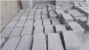 Own Factory-Exterior Stone Paving G654 Cubes Stone/ Padang Dark Granite Pavers / China Impala Black Granite Flooring Cobble Stone Pavers Good Price