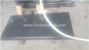 Own Factory-G654 Padang Dark Black Granite Tabletops/ China Impala Black Granite Interior Decoration Table Tops Good Price, G654 Granite Tabletops,Reception