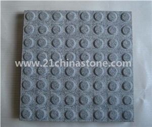 Own Factory-G654 Sesame Black Granite Blind Stone Pavement/ Paver Sets, G654 Granite Cube Stone & Pavers