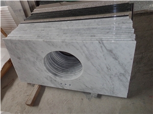 Carrara White Marble Counter Tops/Vanity Tops/Ktchen Tops