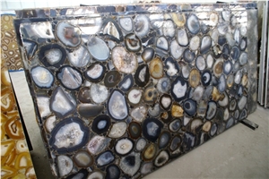 China Original Color Agate Semi Precious Gemstone Slab Tile Paver Cover Flooring