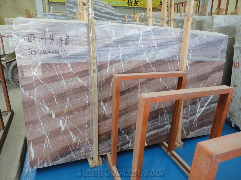 China Rose River Marble Tiles & Slabs, China Red Marble Tiles & Slabs