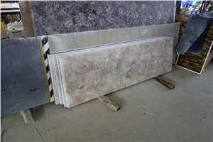 China White Quartz White Natural Crystal Semi Precious Gemstone Slab Tile Paver Cover Flooring