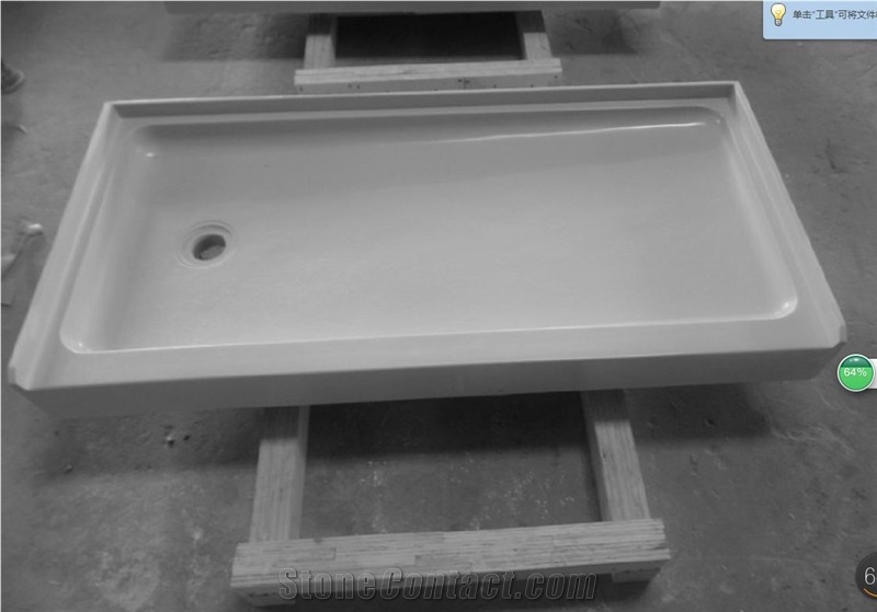Cultured Marble Shower Tray, Cultured Marble Shower Pan