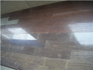 Fossil Wood Red Marble Slabs & Tiles, China Red Marble