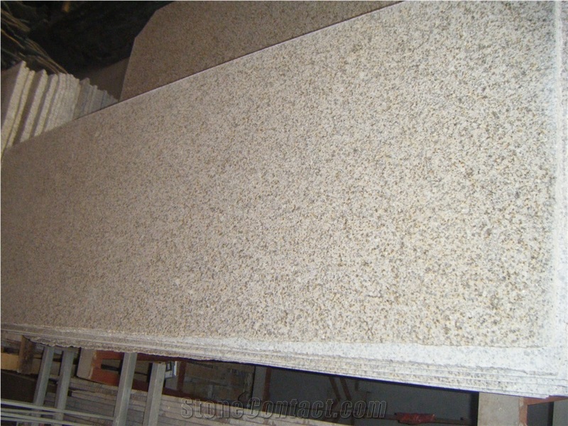 G350 Granite Tiles & Slabs Cut to Size, China Yellow Granite