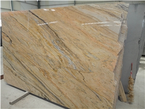 Golden Phoenix Granite Tiles & Slabs, Polished Golden/Yellow Granite Slabs