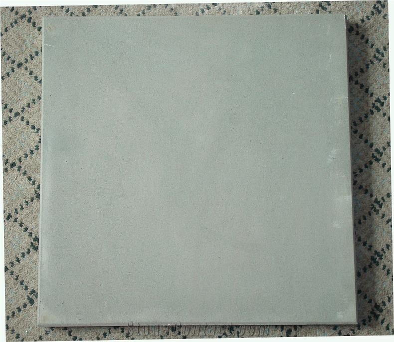 Grey White Sandstone Slabs & Tiles