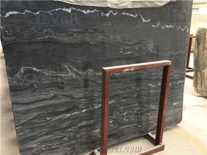 Hilton Grey Marble Slabs & Tiles, Polished China Grey Marble Slabs