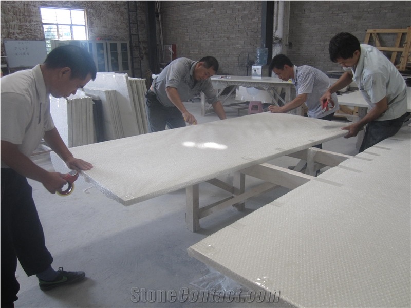 Hot Sales Beige Quartz Stone Surface Stone Countertop