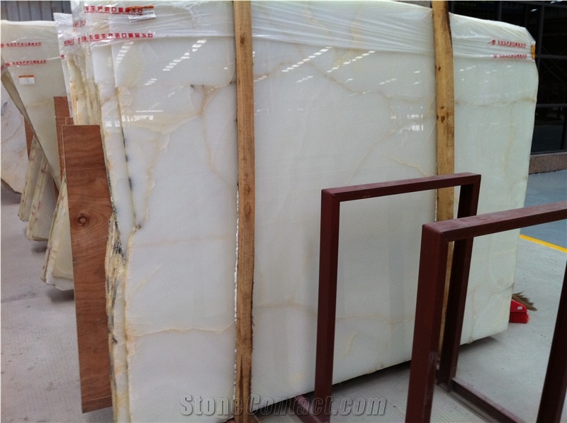 Onyx White Orange Tiles & Slabs, China White Onyx Tiles & Slabs, Wall Covering & Flooring, White Onyx