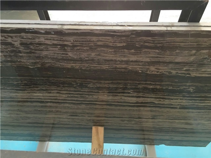 Silver Dragon Marble Slabs & Tiles, China Black Vein Marble/Wooden Vein Marble