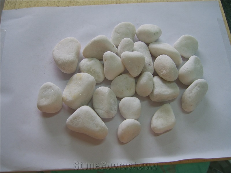 White Marble Pebble Stones