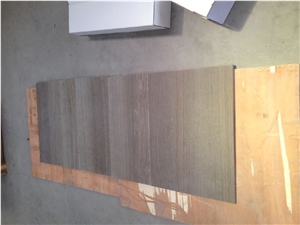Wooden Grey Marble Slabs & Tiles, China Grey Marble