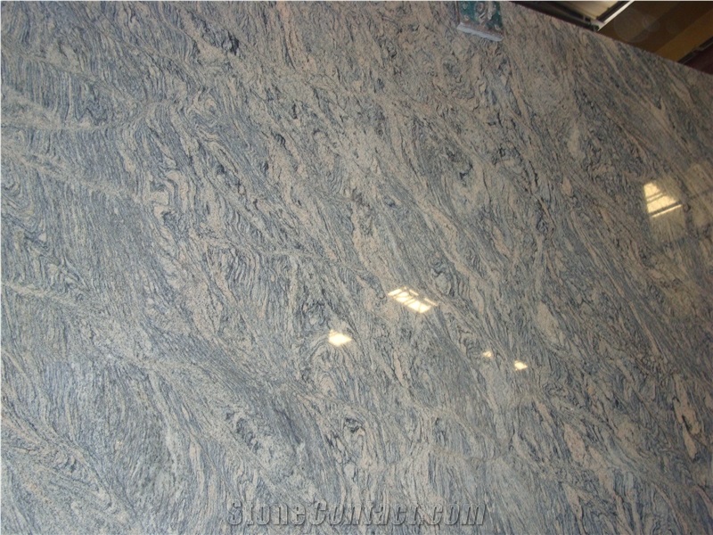 Xiamen China Chinese Juparana Pink White Granite Slab Tile Paver Cover Flooring, China Grey Granite