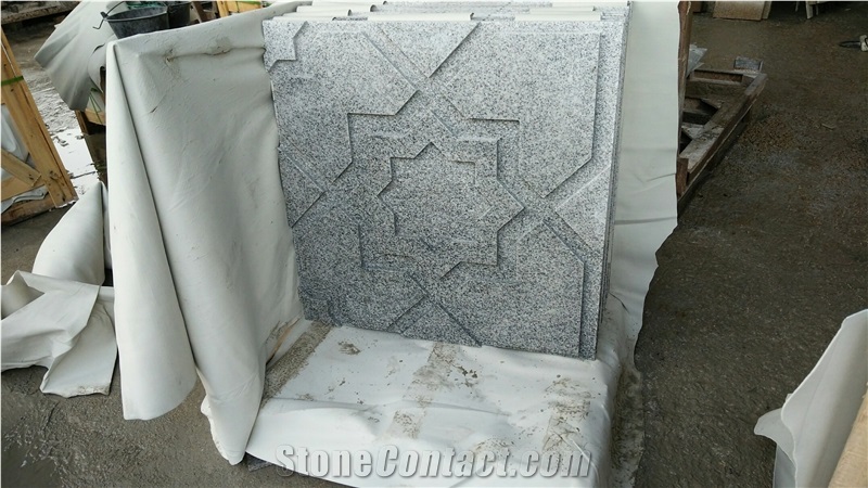 Xiamen China Chinese New G603 Granite Slab Tile Paver Cover Flooring Pattern Polished Flamed Honed