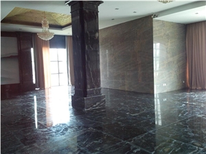 Xiamen China Chinese Romantic Wooden Marble Tile Paver Cover Flooring Polished Honed Flamed, China Grey Marble